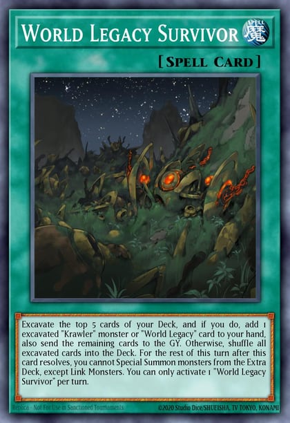 World Legacy Survivor, 2019 Gold Sarcophagus Tin Mega Pack MP19-EN119