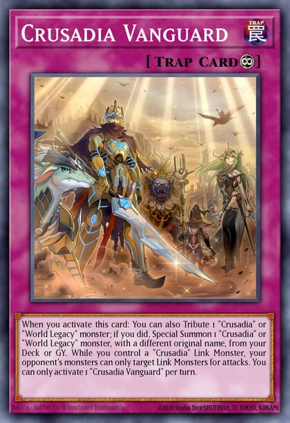 Crusadia Vanguard, 2019 Gold Sarcophagus Tin Mega Pack MP19-EN128