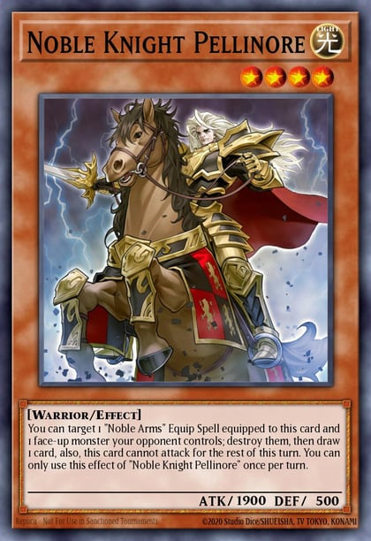 Noble Knight Pellinore, 2019 Gold Sarcophagus Tin Mega Pack MP19-EN143