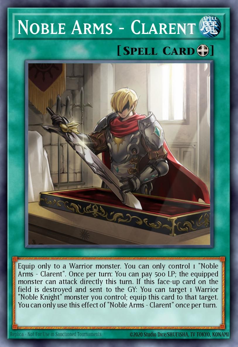 Noble Arms - Clarent, 2019 Gold Sarcophagus Tin Mega Pack MP19-EN144