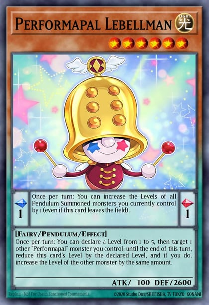 Performapal Lebellman, 2019 Gold Sarcophagus Tin Mega Pack MP19-EN146