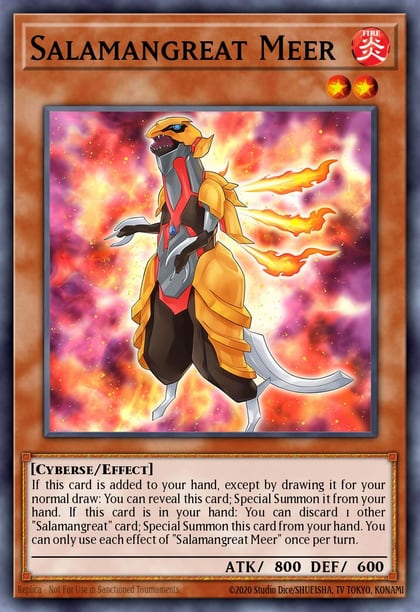 Salamangreat Meer, 2019 Gold Sarcophagus Tin Mega Pack MP19-EN153