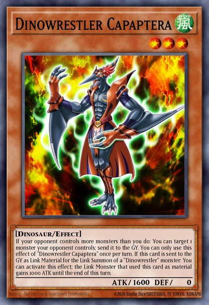 Dinowrestler Capaptera, 2019 Gold Sarcophagus Tin Mega Pack MP19-EN158