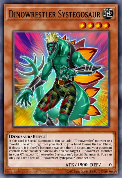 Dinowrestler Systegosaur, 2019 Gold Sarcophagus Tin Mega Pack MP19-EN159