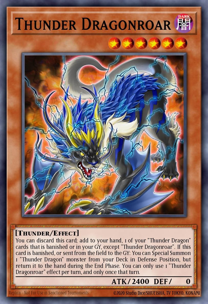 Thunder Dragonroar, 2019 Gold Sarcophagus Tin Mega Pack MP19-EN169