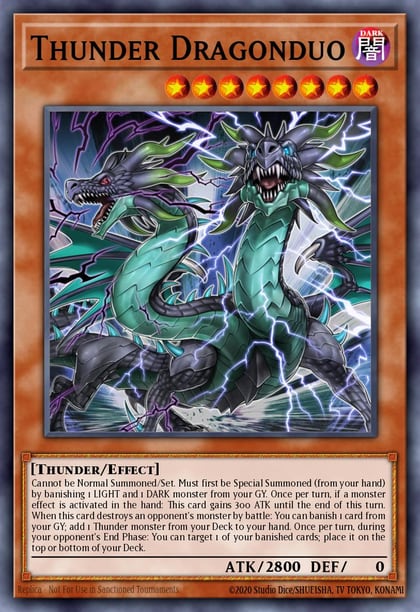 Thunder Dragonduo, 2019 Gold Sarcophagus Tin Mega Pack MP19-EN170