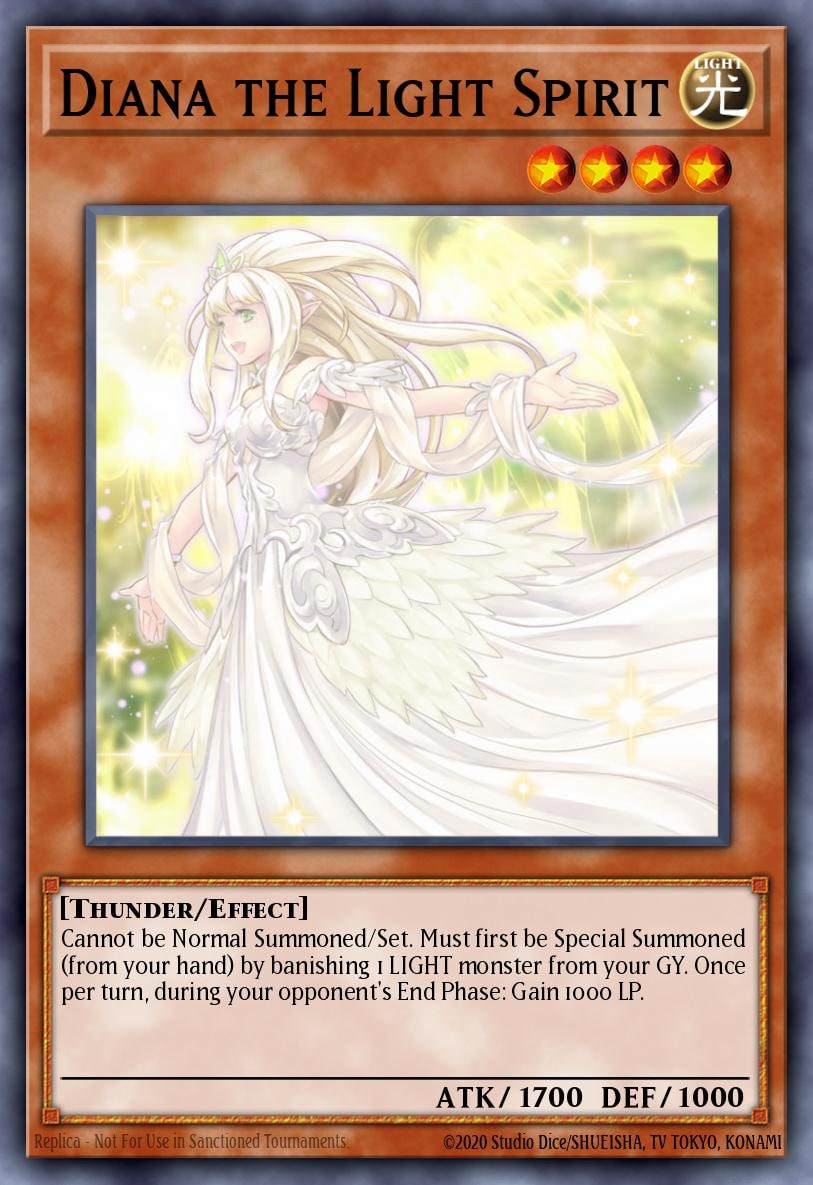 Diana the Light Spirit, 2019 Gold Sarcophagus Tin Mega Pack MP19-EN174