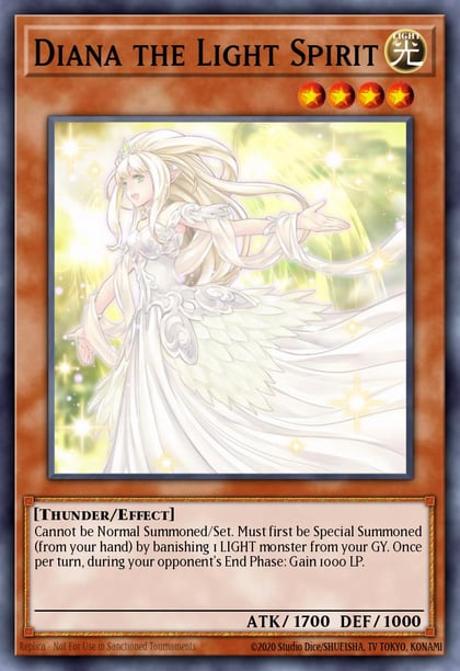 Diana the Light Spirit, 2019 Gold Sarcophagus Tin Mega Pack MP19-EN174