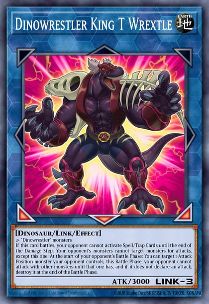 Dinowrestler King T Wrextle, 2019 Gold Sarcophagus Tin Mega Pack MP19-EN187