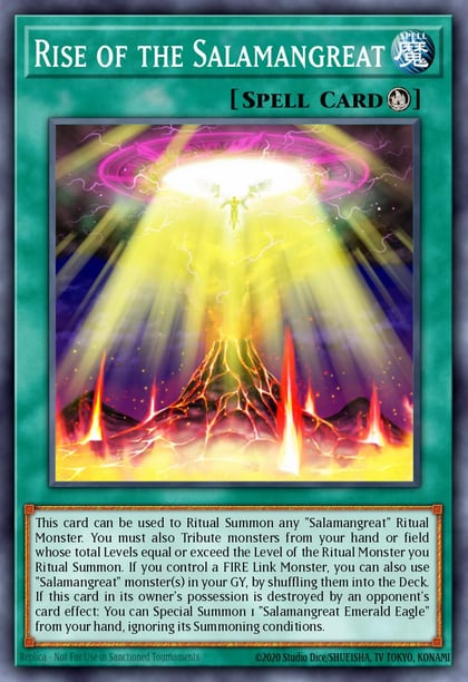 Rise of the Salamangreat, 2019 Gold Sarcophagus Tin Mega Pack MP19-EN195