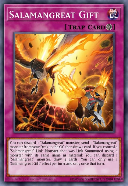 Salamangreat Gift, 2019 Gold Sarcophagus Tin Mega Pack MP19-EN204