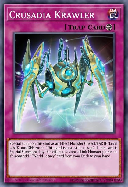 Crusadia Krawler, 2019 Gold Sarcophagus Tin Mega Pack MP19-EN209