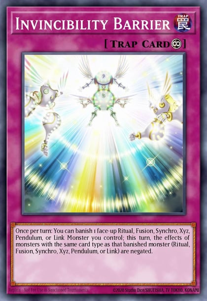 Invincibility Barrier, 2019 Gold Sarcophagus Tin Mega Pack MP19-EN211