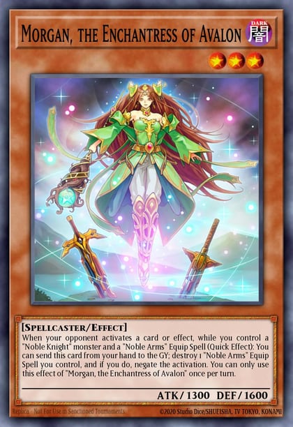 Morgan, the Enchantress of Avalon, 2019 Gold Sarcophagus Tin Mega Pack MP19-EN223