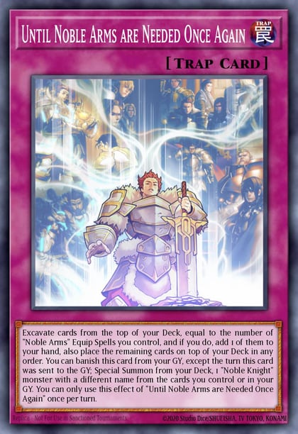 Until Noble Arms are Needed Once Again, 2019 Gold Sarcophagus Tin Mega Pack MP19-EN225