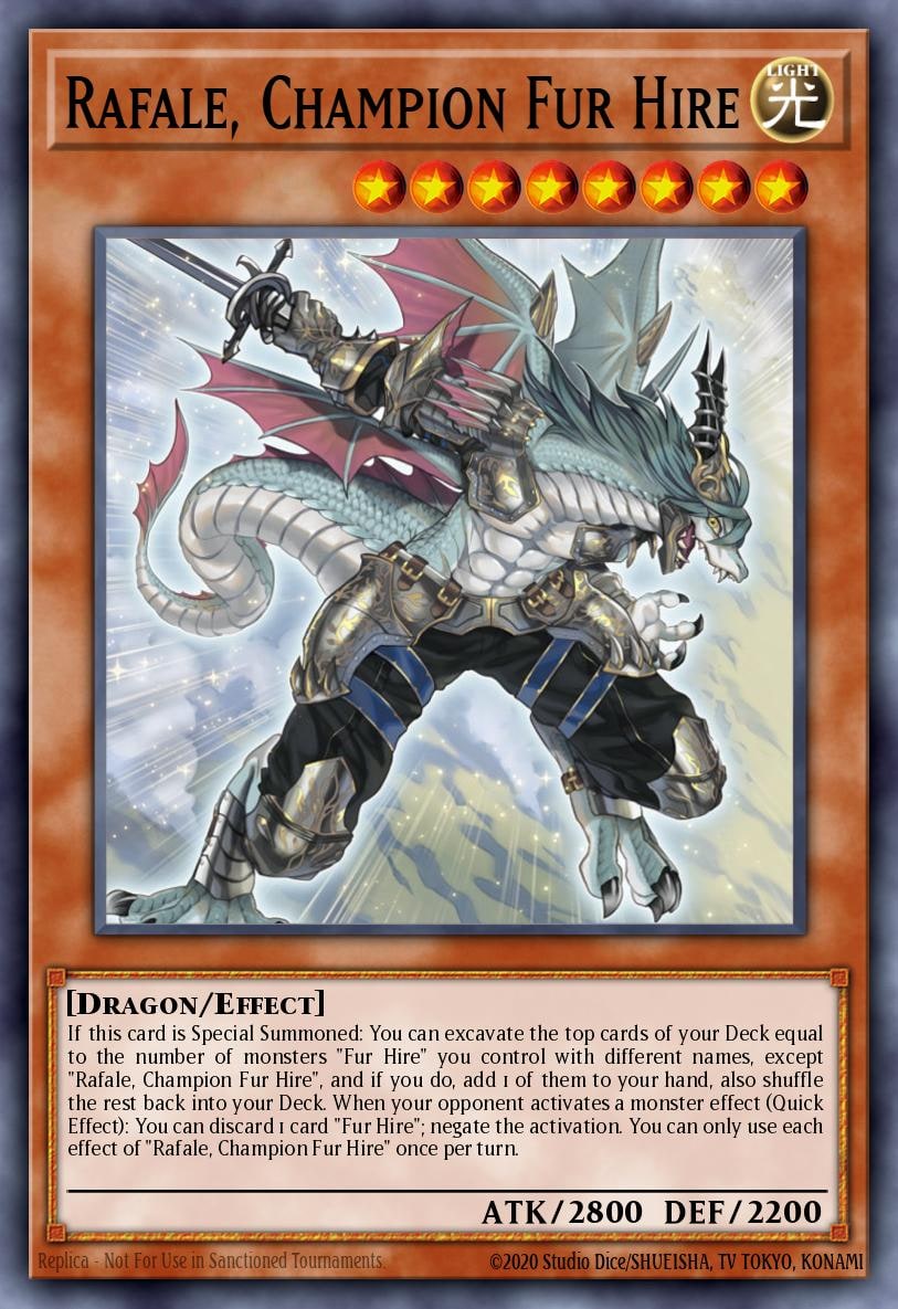 Rafale, Champion Fur Hire, 2019 Gold Sarcophagus Tin Mega Pack MP19-EN253