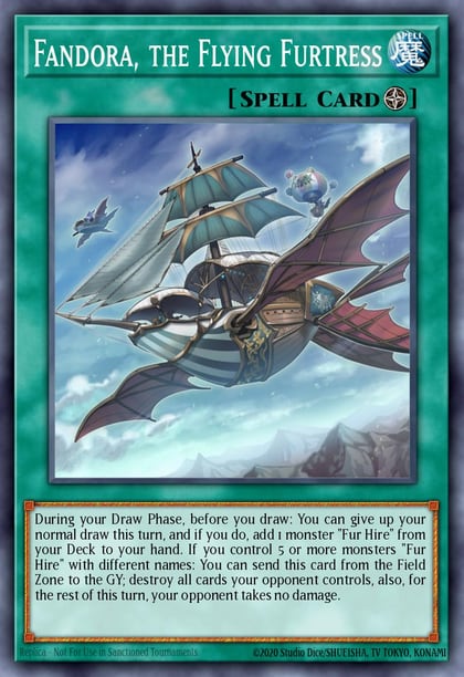 Fandora, the Flying Furtress, 2019 Gold Sarcophagus Tin Mega Pack MP19-EN254