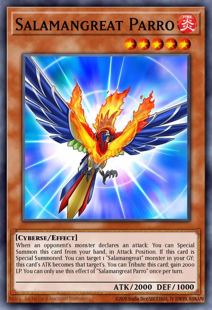 Salamangreat Parro, 2020 Tin of Lost Memories MP20-EN003