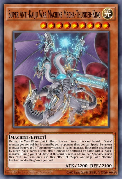 Super Anti-Kaiju War Machine Mecha-Thunder-King, 2020 Tin of Lost Memories MP20-EN036