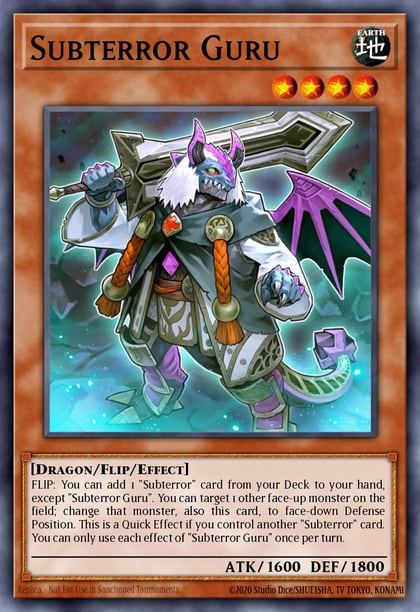 Subterror Guru, 2020 Tin of Lost Memories MP20-EN047