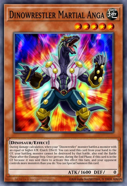 Dinowrestler Martial Anga, 2020 Tin of Lost Memories MP20-EN054