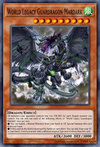 World Legacy Guardragon Mardark, 2020 Tin of Lost Memories MP20-EN058