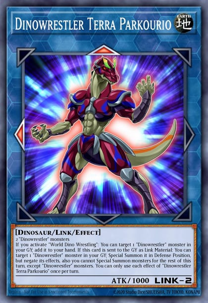 Dinowrestler Terra Parkourio, 2020 Tin of Lost Memories MP20-EN069