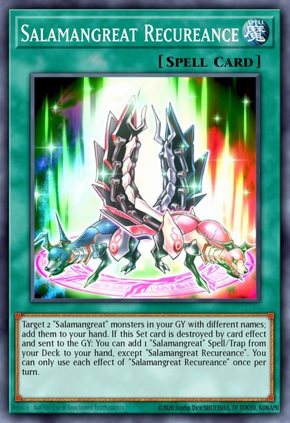 Salamangreat Recureance, 2020 Tin of Lost Memories MP20-EN073