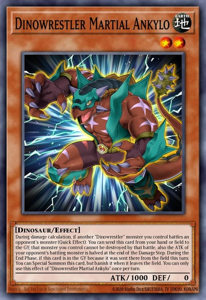 Dinowrestler Martial Ankylo, 2020 Tin of Lost Memories MP20-EN104