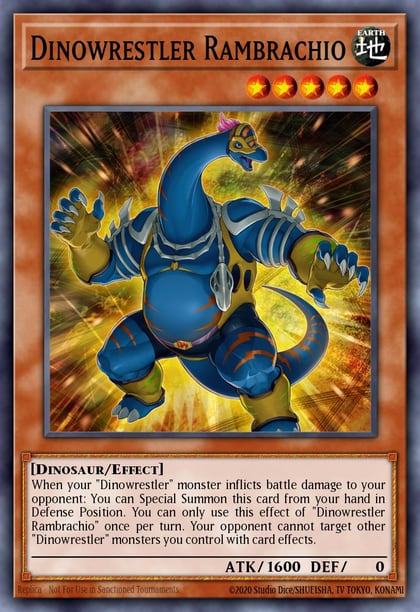 Dinowrestler Rambrachio, 2020 Tin of Lost Memories MP20-EN105