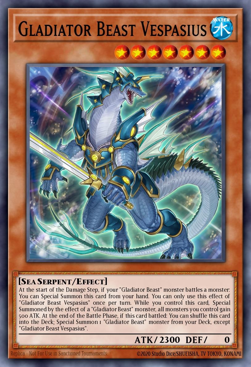 Gladiator Beast Vespasius, 2020 Tin of Lost Memories MP20-EN157