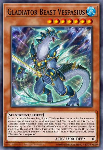 Gladiator Beast Vespasius, 2020 Tin of Lost Memories MP20-EN157