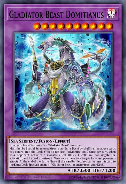 Gladiator Beast Domitianus, 2020 Tin of Lost Memories MP20-EN165