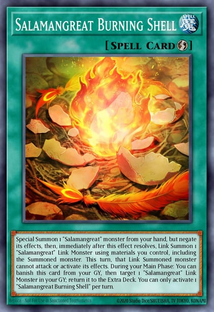 Salamangreat Burning Shell, 2020 Tin of Lost Memories MP20-EN179