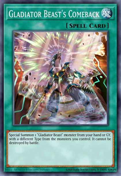 Gladiator Beast's Comeback, 2020 Tin of Lost Memories MP20-EN184
