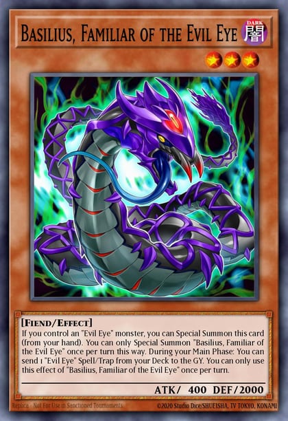 Basilius, Familiar of the Evil Eye, 2020 Tin of Lost Memories MP20-EN235