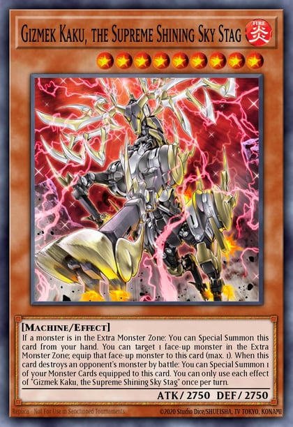 Gizmek Kaku, the Supreme Shining Sky Stag, 2021 Tin of Ancient Battles MP21-EN007