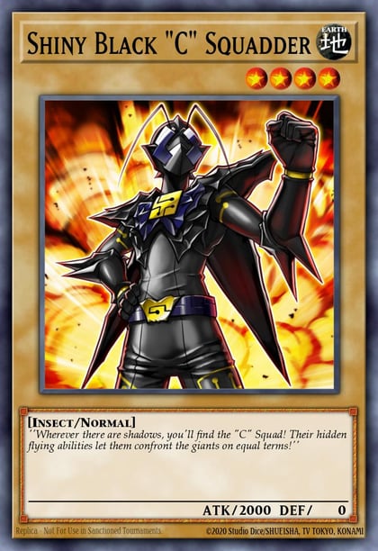 Shiny Black "C" Squadder, 2021 Tin of Ancient Battles MP21-EN037
