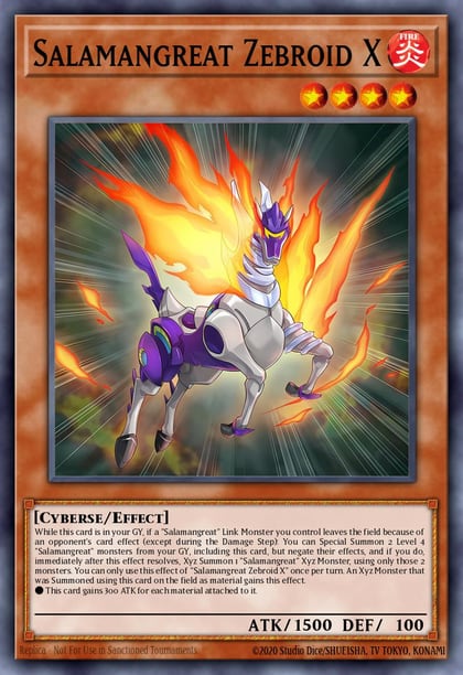 Salamangreat Zebroid X, 2021 Tin of Ancient Battles MP21-EN044