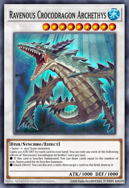Ravenous Crocodragon Archethys, 2021 Tin of Ancient Battles MP21-EN067