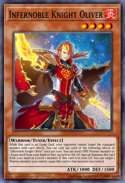 Infernoble Knight Oliver, 2021 Tin of Ancient Battles MP21-EN110