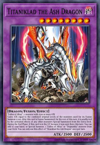 Titaniklad the Ash Dragon, 2021 Tin of Ancient Battles MP21-EN125