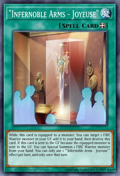 "Infernoble Arms - Joyeuse", 2021 Tin of Ancient Battles MP21-EN138