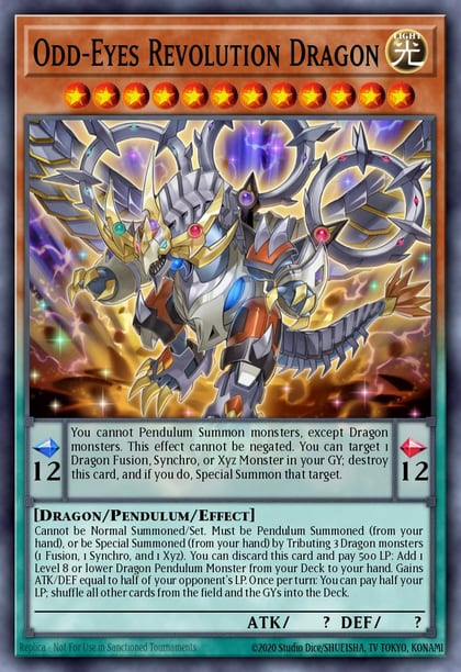 Odd-Eyes Revolution Dragon, 2021 Tin of Ancient Battles MP21-EN157