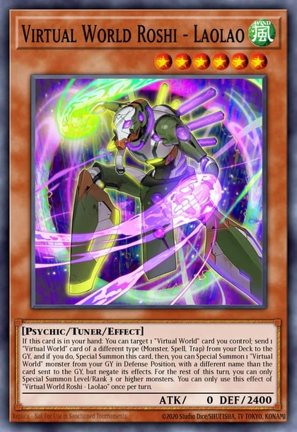 Virtual World Roshi - Laolao, 2021 Tin of Ancient Battles MP21-EN174