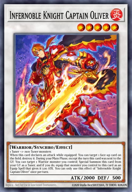 Infernoble Knight Captain Oliver, 2021 Tin of Ancient Battles MP21-EN188
