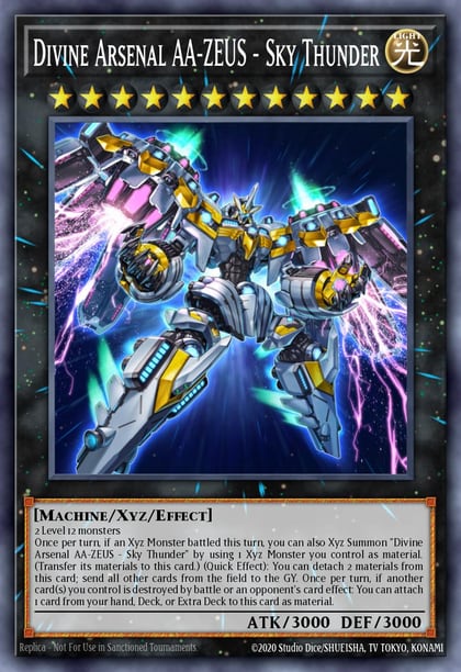 Divine Arsenal AA-ZEUS - Sky Thunder, 2021 Tin of Ancient Battles MP21-EN195