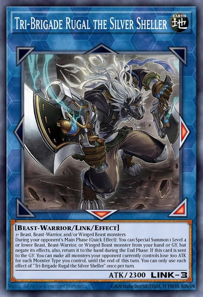 Tri-Brigade Rugal the Silver Sheller, 2021 Tin of Ancient Battles MP21-EN197