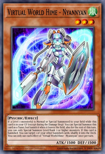 Virtual World Hime - Nyannyan, 2021 Tin of Ancient Battles MP21-EN223