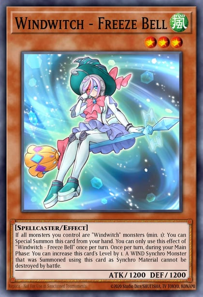 Windwitch - Freeze Bell, 2022 Tin of the Pharaoh's Gods MP22-EN008